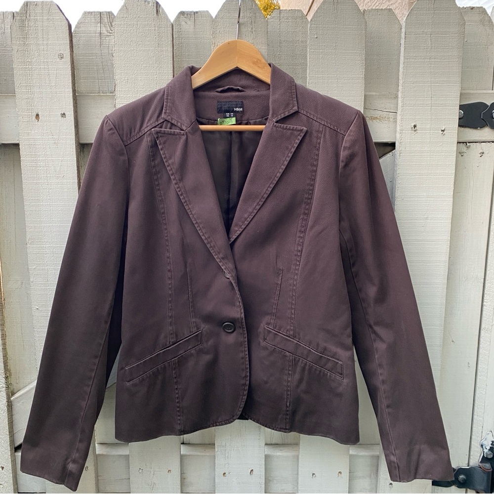 H&M Chocolate Brown Blazer